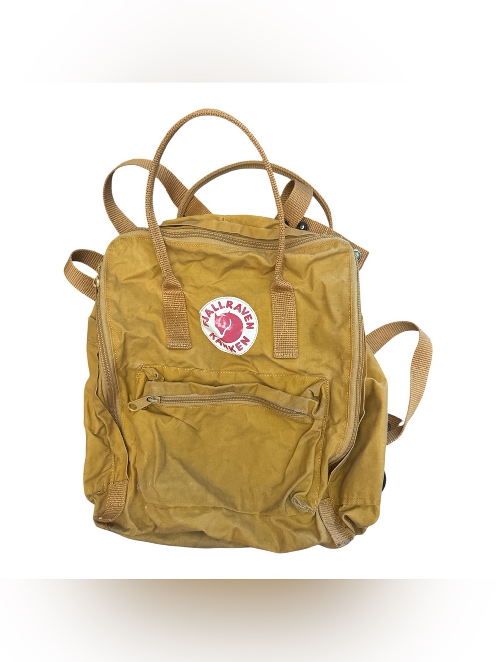 Kånken Mustard Yellow Small Backpack School Outdoor Hiking Unisex Travel Bag